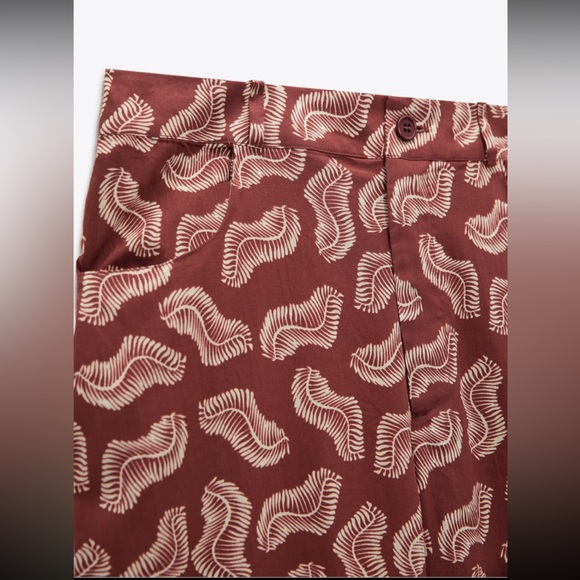 ZARA Printed Long Pants - Picture 2 of 5